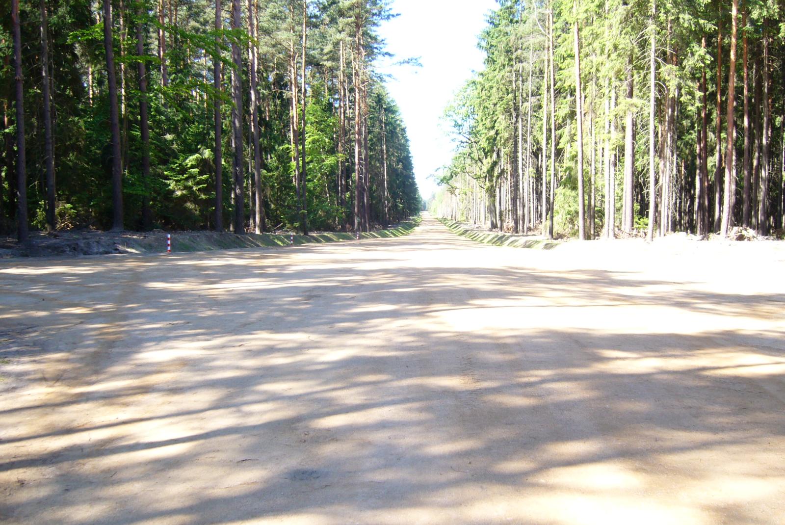 Droga leśna nr 46 po modernizacji (Fot. Wiesław Urbański)